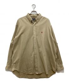 RALPH LAUREN（ラルフローレン）の古着「ボタンダウンシャツ」｜ベージュ