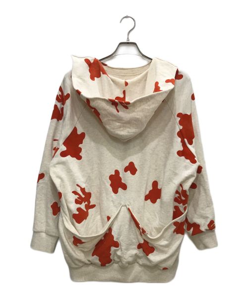 RANDY（ランディー）RANDY (ランディー) ERNST BIG POCKET HOODIE/エルンストビッグポケットフーディー グレー×ブラウン サイズ:1の古着・服飾アイテム