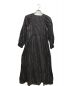 sara mallika (サラマリカ) コットンルレックス ストライプシャーリングロングスリーブドレス チャコールグレー サイズ:SIZEM：11000円