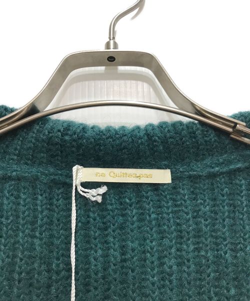 ne quittez pas（ヌキテパ）ne quittez pas (ヌキテパ) モヘヤ混ロングカーディガン グリーン サイズ:表記無の古着・服飾アイテム