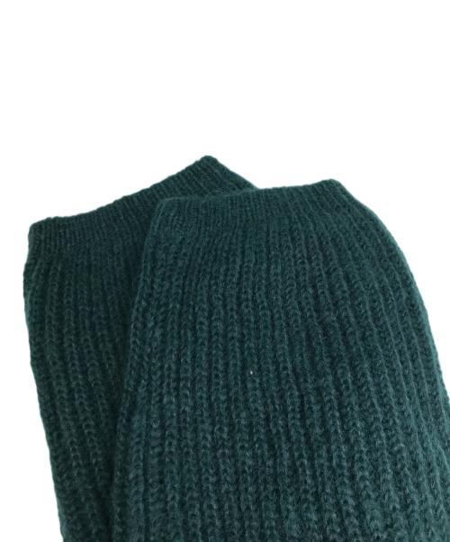 ne quittez pas（ヌキテパ）ne quittez pas (ヌキテパ) モヘヤ混ロングカーディガン グリーン サイズ:表記無の古着・服飾アイテム