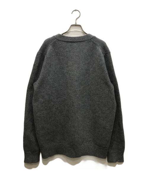 RHC Ron Herman（アールエイチシー ロンハーマン）RHC Ron Herman (アールエイチシー ロンハーマン) Vネックニットカーディガン グレー サイズ:Lの古着・服飾アイテム