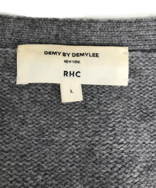 RHC Ron Herman（アールエイチシー ロンハーマン）RHC Ron Herman (アールエイチシー ロンハーマン) Vネックニットカーディガン グレー サイズ:Lの古着・服飾アイテム