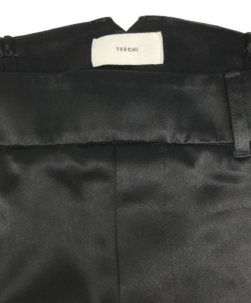 TEECHI（ティーチ）TEECHI (ティーチ) 「フェアウェイパンツ」ダブルサテンジョガー ブラック サイズ:42の古着・服飾アイテム