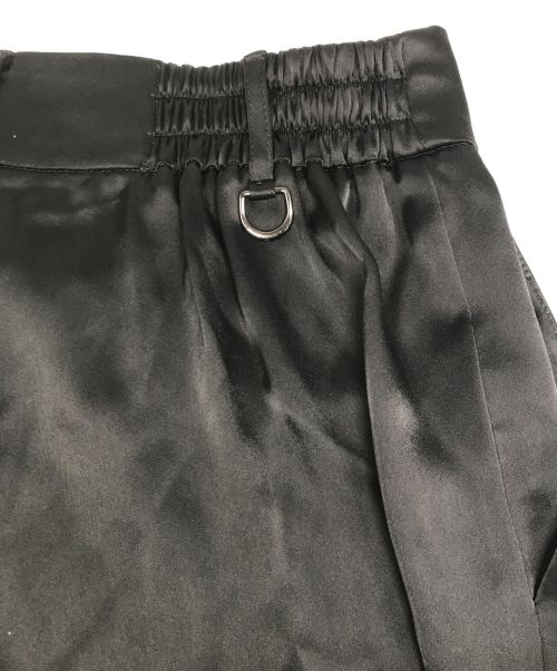 TEECHI（ティーチ）TEECHI (ティーチ) 「フェアウェイパンツ」ダブルサテンジョガー ブラック サイズ:42の古着・服飾アイテム