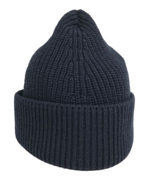 Maison Margiela（メゾンマルジェラ）Maison Margiela (メゾンマルジェラ) 4ステッチ リブニットキャップ ネイビーの古着・服飾アイテム