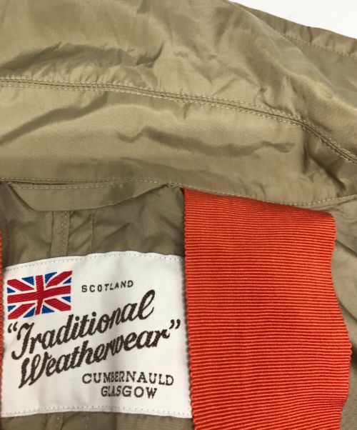 Traditional Weatherwear（トラディショナルウェザーウェア）Traditional Weatherwear (トラディショナルウェザーウェア) トレンチレインコート ベージュ サイズ:34の古着・服飾アイテム