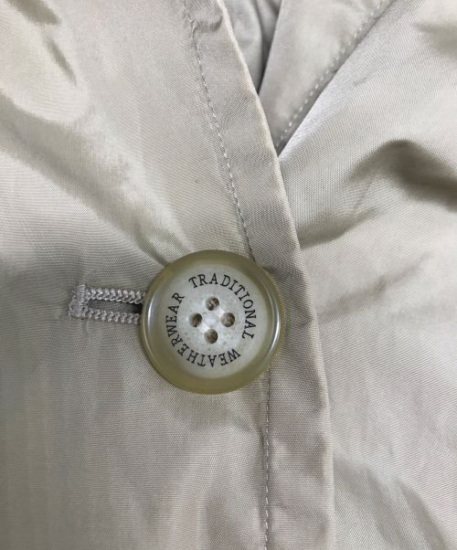 Traditional Weatherwear（トラディショナルウェザーウェア）Traditional Weatherwear (トラディショナルウェザーウェア) トレンチレインコート ベージュ サイズ:34の古着・服飾アイテム