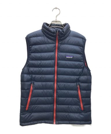 中古・古着通販】Patagonia (パタゴニア) ダウンベスト ネイビー