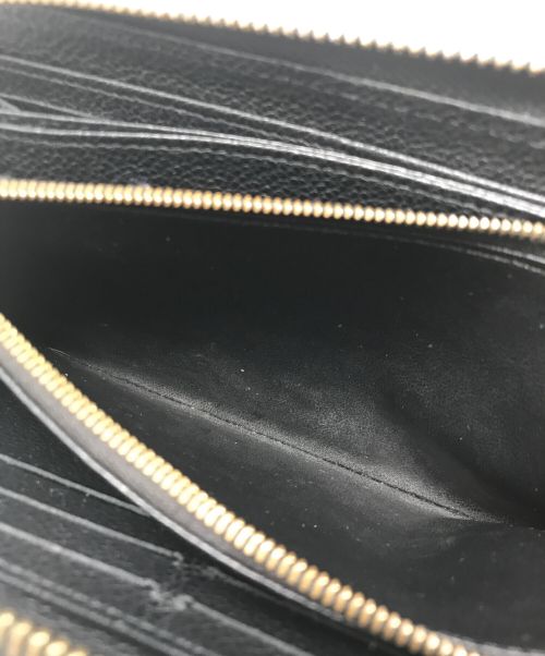 LOUIS VUITTON（ルイ ヴィトン）LOUIS VUITTON (ルイ ヴィトン) モノグラムアンプラント・ジッピーウォレット ブラックの古着・服飾アイテム
