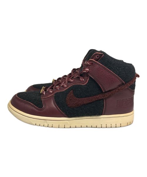 NIKE（ナイキ）NIKE (ナイキ) DUNK HIGH SUPREME/ハイカットスニーカー レッド×ブラック サイズ:26.5cm/US8.5/UK7.5/EUR42の古着・服飾アイテム