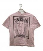ETROエトロ）の古着「プリントTシャツ」｜ピンク