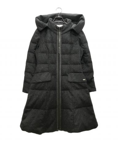 プ*ん様 最終価格ルネ　Rene ダウンコート　ブラック　36 中古・古着通販】Rene (ルネ) ダブルジップカシミヤダウンコート