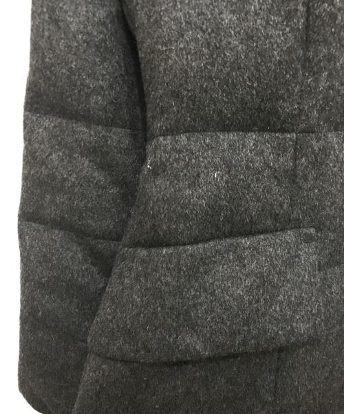 Rene（ルネ）Rene (ルネ) ダブルジップカシミヤダウンコート グレー サイズ:36の古着・服飾アイテム