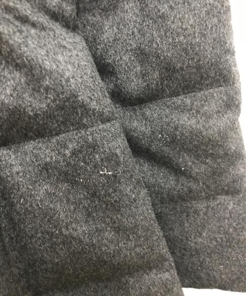 Rene（ルネ）Rene (ルネ) ダブルジップカシミヤダウンコート グレー サイズ:36の古着・服飾アイテム