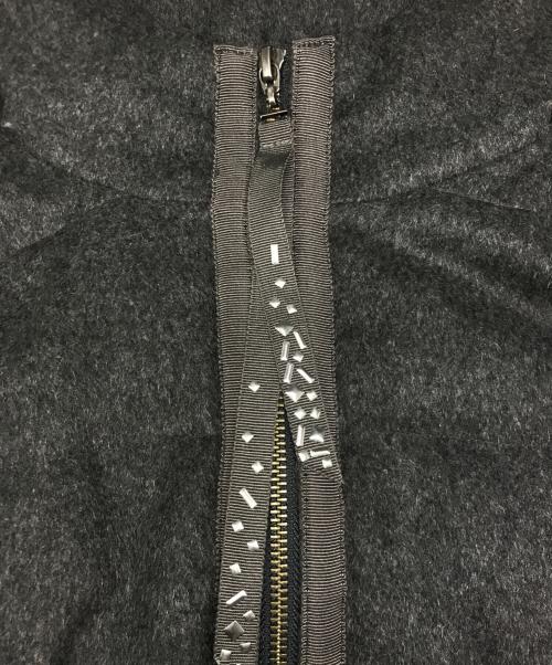 Rene（ルネ）Rene (ルネ) ダブルジップカシミヤダウンコート グレー サイズ:36の古着・服飾アイテム