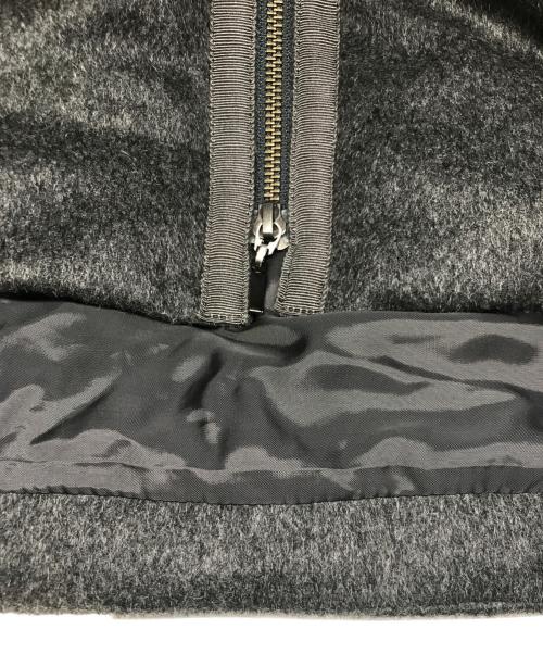 Rene（ルネ）Rene (ルネ) ダブルジップカシミヤダウンコート グレー サイズ:36の古着・服飾アイテム