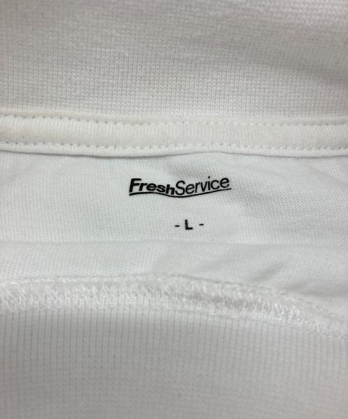 FreshService（フレッシュサービス）FreshService (フレッシュサービス) ハイネックカットソー ホワイト サイズ:Ｌの古着・服飾アイテム