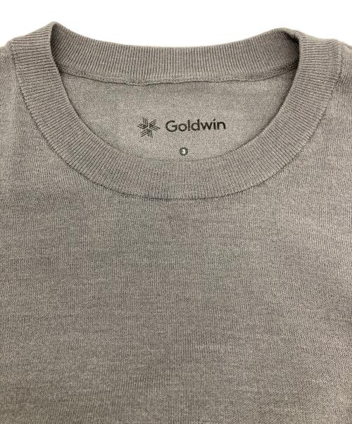 GOLDWIN（ゴールドウイン）GOLDWIN (ゴールドウイン) ホールガーメント ウール ニット ロングスリーブ Tシャツ チャコールグレー サイズ:3の古着・服飾アイテム