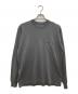 GOLDWIN（ゴールドウイン）の古着「ホールガーメント ウール ニット ロングスリーブ Tシャツ」｜チャコールグレー