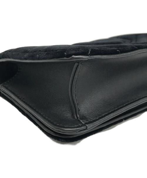 GUCCI（グッチ）GUCCI (グッチ) GGマーモント ベルベット チェーンショルダーバッグ ネイビーの古着・服飾アイテム