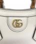 中古・古着 GUCCI (グッチ) ダイアナ ミニトートバッグ アイボリー：125000円