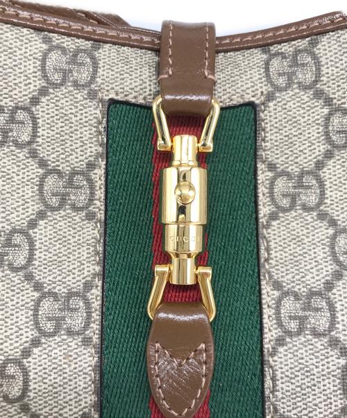 GUCCI（グッチ）GUCCI (グッチ) ジャッキー 1961 ミニ バッグ ベージュ×ブラウンの古着・服飾アイテム