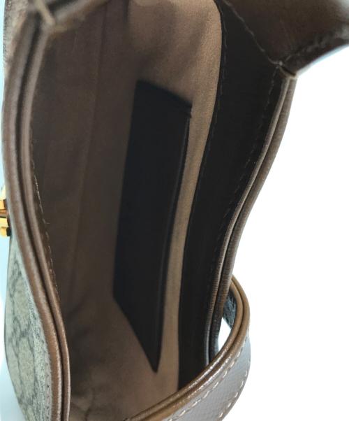 GUCCI（グッチ）GUCCI (グッチ) ジャッキー 1961 ミニ バッグ ベージュ×ブラウンの古着・服飾アイテム