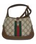 GUCCI (グッチ) ジャッキー 1961 ミニ バッグ ベージュ×ブラウン：120000円