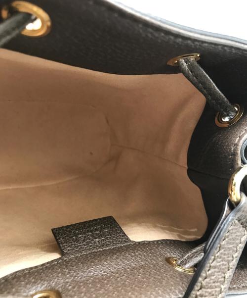 GUCCI（グッチ）GUCCI (グッチ) オフィディア/ミニバケットバッグ/550620 ベージュ×ブラウンの古着・服飾アイテム