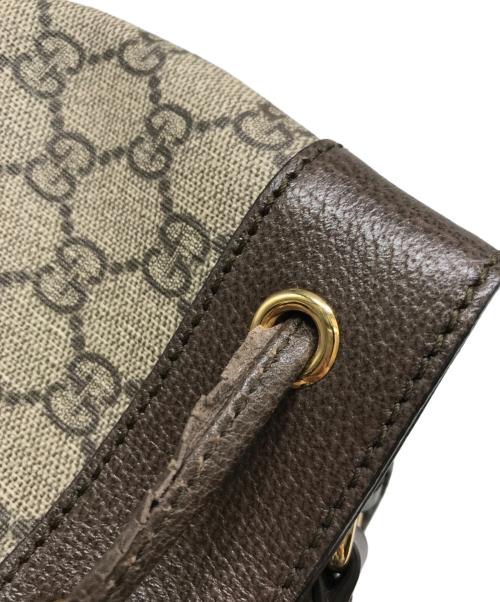 GUCCI（グッチ）GUCCI (グッチ) オフィディア/ミニバケットバッグ/550620 ベージュ×ブラウンの古着・服飾アイテム