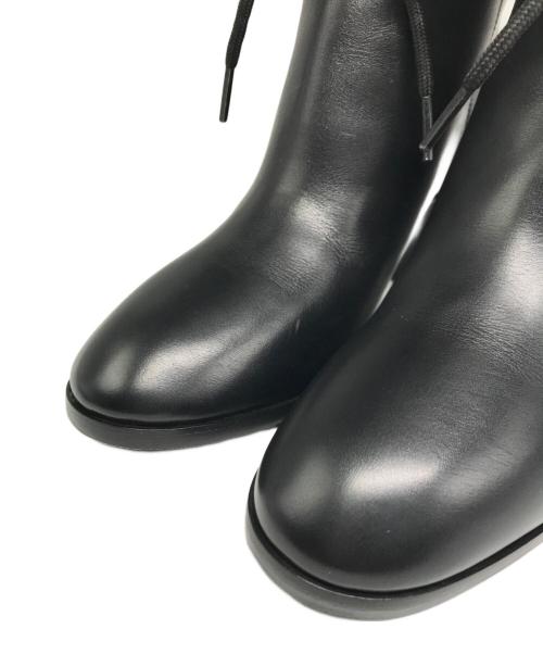 GUCCI（グッチ）GUCCI (グッチ) GG シアリングエフェクトブーツ ブラック サイズ:35の古着・服飾アイテム