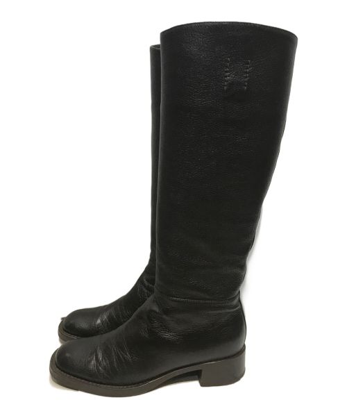 PRADA（プラダ）PRADA (プラダ) ロングブーツ ブラック サイズ:36の古着・服飾アイテム