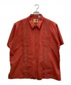 Guayaberaグアヤベラ）の古着「キューバシャツ」｜レッド
