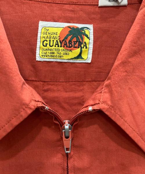Guayabera（グアヤベラ）Guayabera (グアヤベラ) キューバシャツ レッド サイズ:XXの古着・服飾アイテム