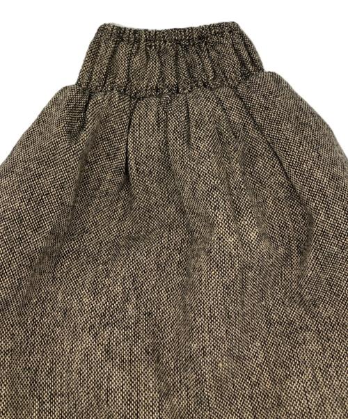 willfully（ウィルフリー）willfully (ウィルフリー) Vネック長袖ワンピース ブラウン サイズ:freeの古着・服飾アイテム