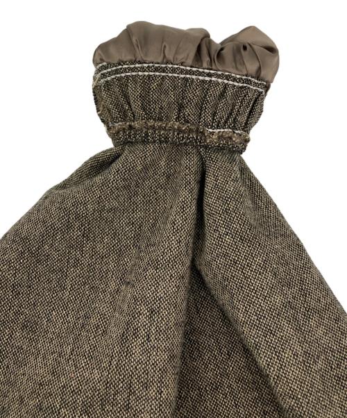 willfully（ウィルフリー）willfully (ウィルフリー) Vネック長袖ワンピース ブラウン サイズ:freeの古着・服飾アイテム