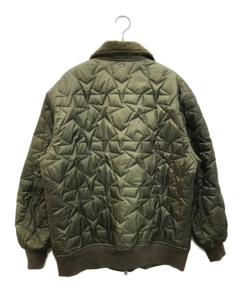 CONVERSE TOKYO（コンバーストウキョウ）CONVERSE TOKYO (コンバーストウキョウ) キルティングボアジャケット オリーブ サイズ:4の古着・服飾アイテム