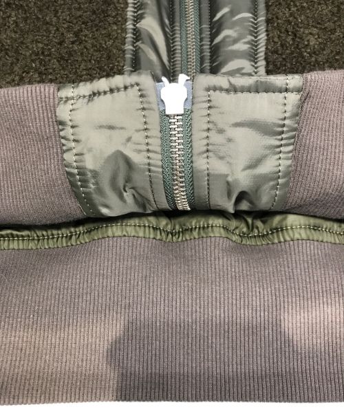 CONVERSE TOKYO（コンバーストウキョウ）CONVERSE TOKYO (コンバーストウキョウ) キルティングボアジャケット オリーブ サイズ:4の古着・服飾アイテム