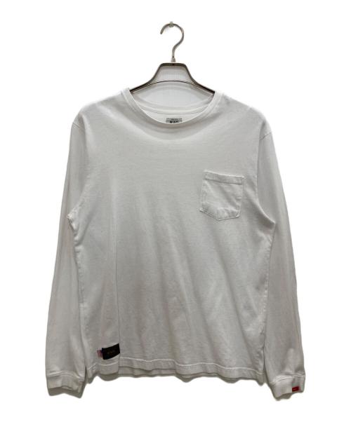 WTAPS（ダブルタップス）WTAPS (ダブルタップス) ロングスリーブカットソー ホワイト サイズ:Lの古着・服飾アイテム