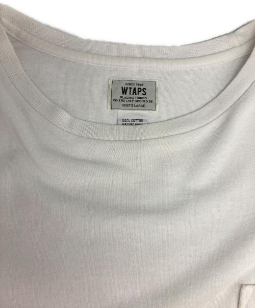 WTAPS（ダブルタップス）WTAPS (ダブルタップス) ロングスリーブカットソー ホワイト サイズ:Lの古着・服飾アイテム