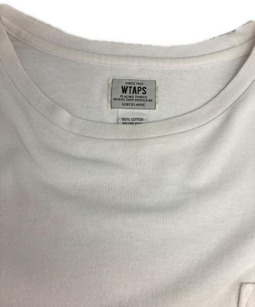 WTAPS（ダブルタップス）WTAPS (ダブルタップス) ロングスリーブカットソー ホワイト サイズ:Lの古着・服飾アイテム