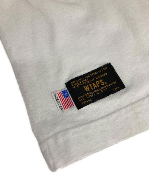 WTAPS（ダブルタップス）WTAPS (ダブルタップス) ロングスリーブカットソー ホワイト サイズ:Lの古着・服飾アイテム
