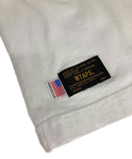 WTAPS（ダブルタップス）WTAPS (ダブルタップス) ロングスリーブカットソー ホワイト サイズ:Lの古着・服飾アイテム