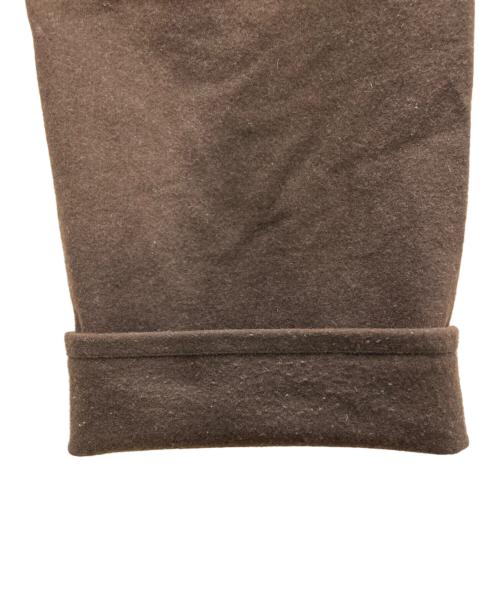 Cale（カル）Cale (カル) ナチュラルウールフェルトパンツ ブラウン サイズ:4の古着・服飾アイテム