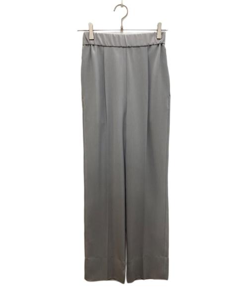 YORI（ヨリ）yori (ヨリ) サラサラハンサムパンツ グレー サイズ:36の古着・服飾アイテム