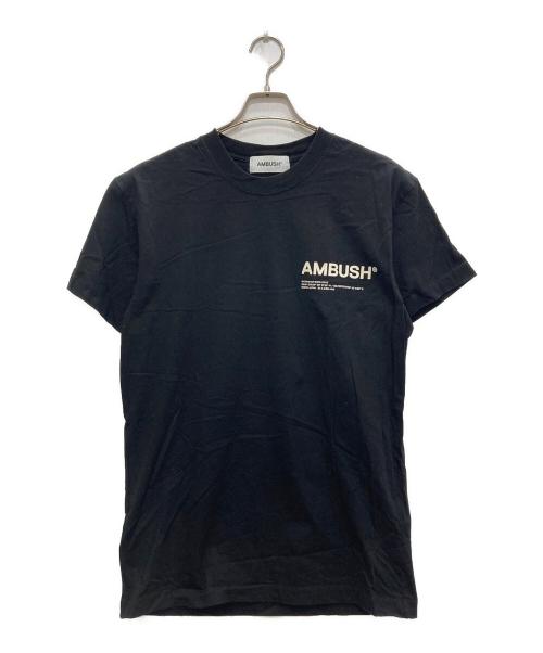 AMBUSH（アンブッシュ）AMBUSH (アンブッシュ) ロゴ プリント ジャージー Tシャツ ブラック サイズ:Ｓの古着・服飾アイテム