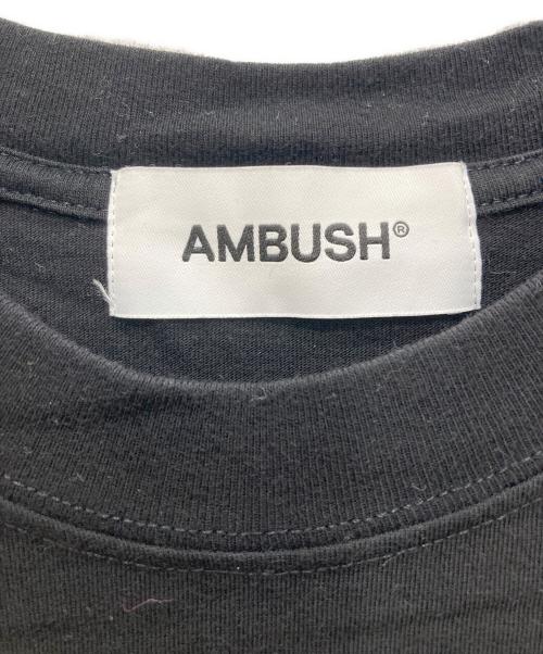 AMBUSH（アンブッシュ）AMBUSH (アンブッシュ) ロゴ プリント ジャージー Tシャツ ブラック サイズ:Ｓの古着・服飾アイテム