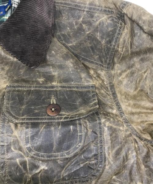 POLO RALPH LAUREN（ポロ・ラルフローレン）POLO RALPH LAUREN (ポロ・ラルフローレン) ヴィンテージ加工ハンティングジャケット カーキ サイズ:Lの古着・服飾アイテム