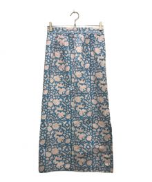 SZ Blockprints×Ron Herman（エスゼットブロックプリント×ロンハーマン）の古着「総柄スカート」｜ブルー